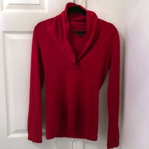 Red Cowl Neck Banana Republic Sweater